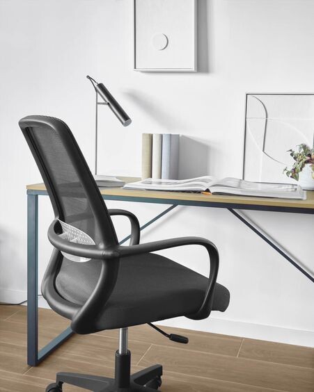 Silla de escritorio Melva negro