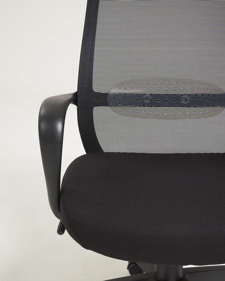 Silla de escritorio Melva negro