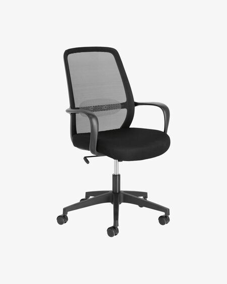 Silla de escritorio Melva negro