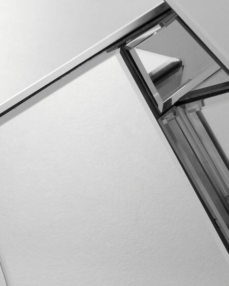 Consola Louis 115,5 x 81 cm de cristal biselado
