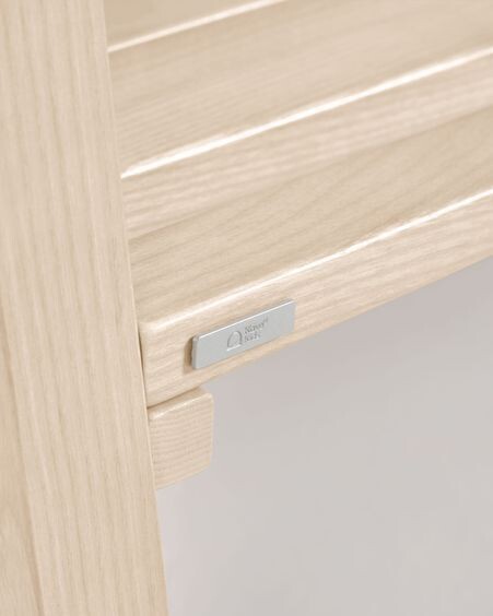 Burra tipi Maralis de madera maciza de fresno 148 x 50 cm