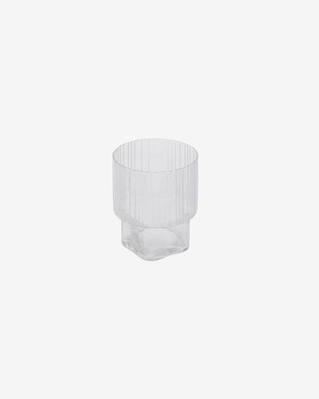 Vaso Sheli de cristal transparente