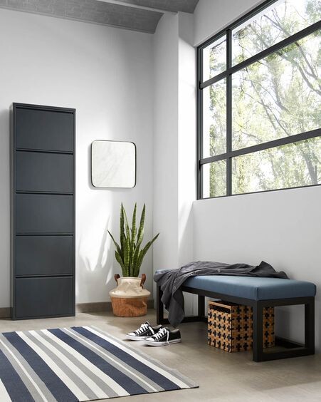 Zapatero Ode 50 x 168,5 cm 5 puertas grafito