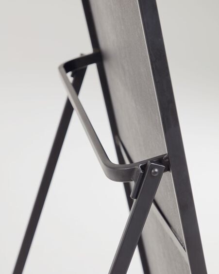 Espejo de pie Nyah metal negro 63,5 x 165 cm