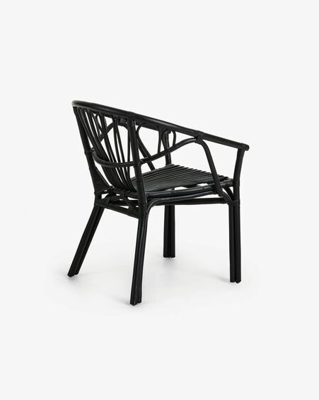 Silla Ganga ratán negro