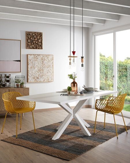 Silla de exterior Quinn amarillo