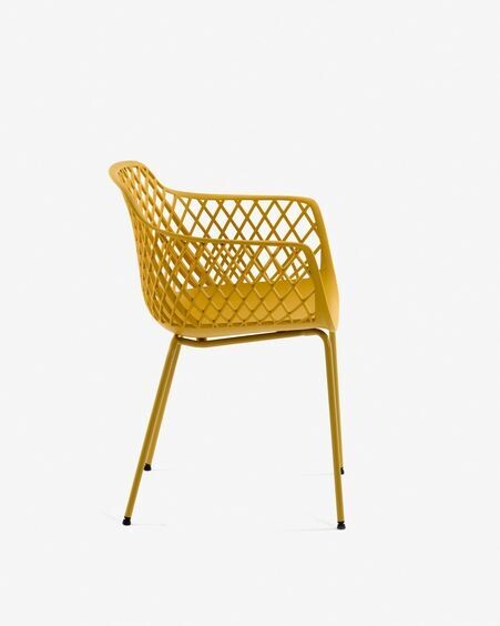 Silla de exterior Quinn amarillo