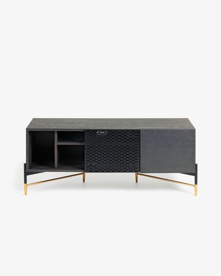 Mueble TV Milian 141 x 56 cm con chapa de fresno