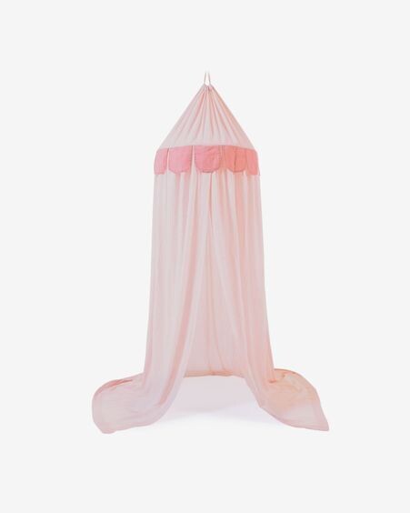 Dosel infantil Carelene 100% algodón rosa
