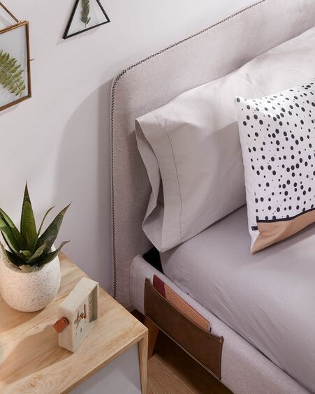 Funda cama Dyla beige 150 x 190 cm