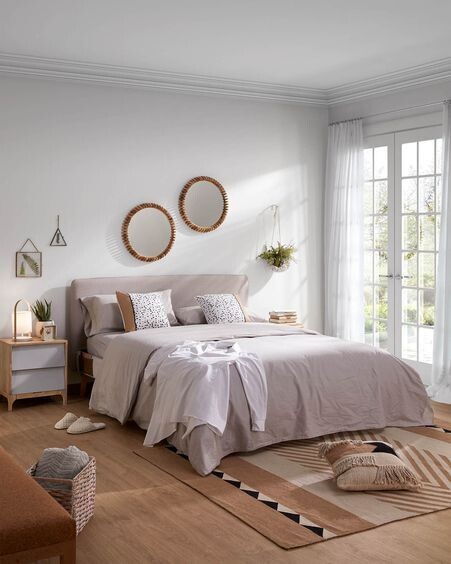 Funda cama Dyla beige 150 x 190 cm