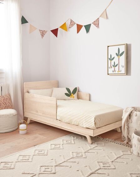 Funda cojín Uriana 100% algodón beige 30 x 50 cm