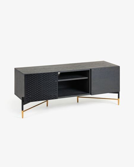 Mueble TV Milian 141 x 56 cm con chapa de fresno