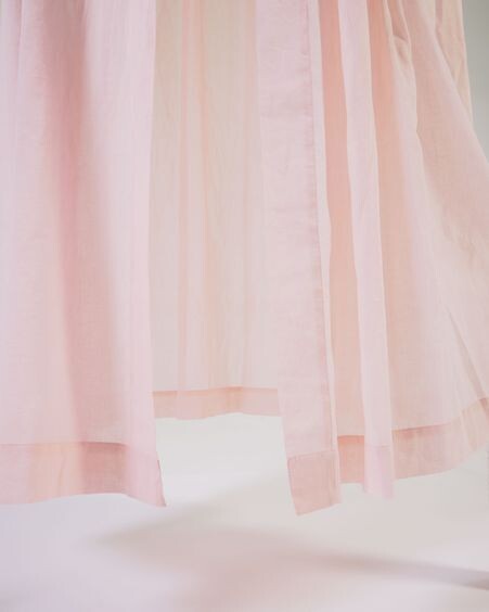 Dosel infantil Carelene 100% algodón rosa