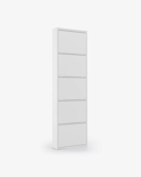 Zapatero Ode 50 x 168,5 cm 5 puertas blanco