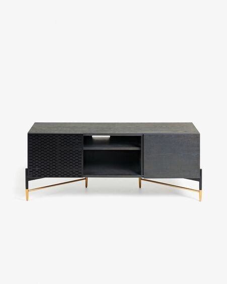 Mueble TV Milian 141 x 56 cm con chapa de fresno
