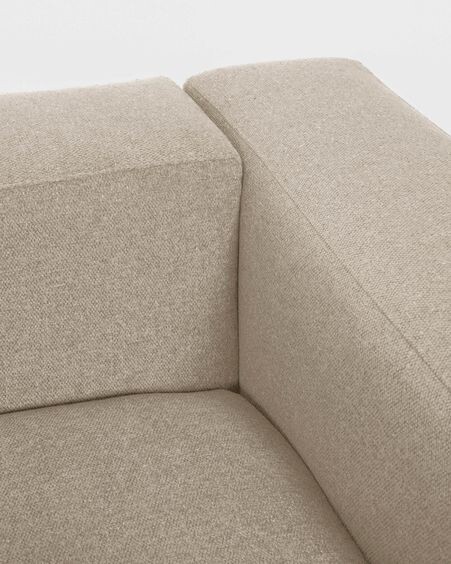 Sofá Blok 2 plazas beige 210 cm