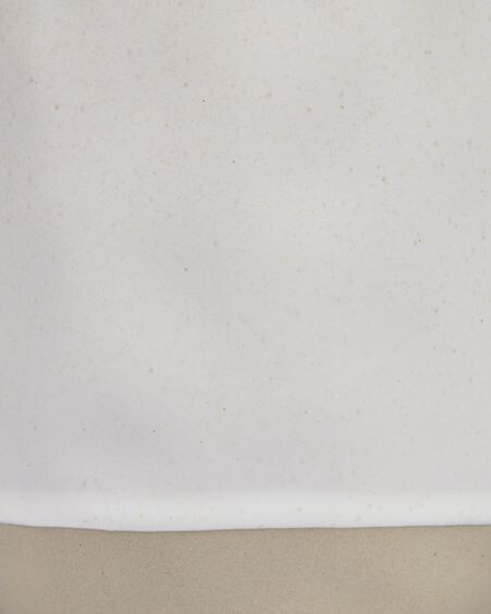 Jarra de leche Ryba de cerámica blanco y marrón