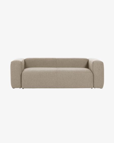 Sofá Blok 2 plazas beige 210 cm