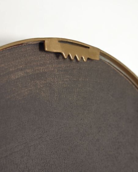 Espejo de pared Tiare metal dorado 31 x 101 cm