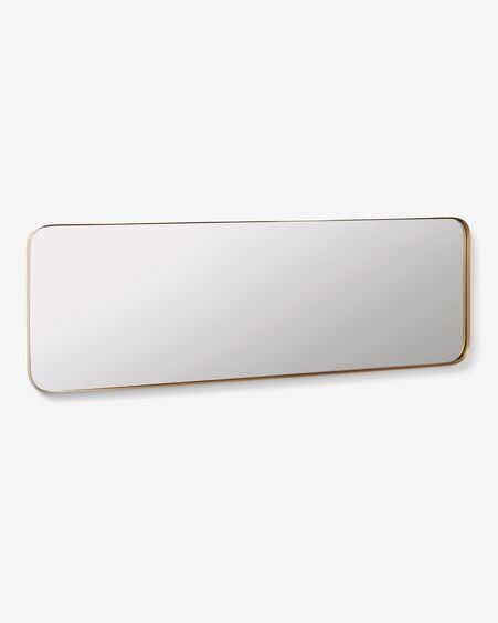 Espejo de pared Marco metal dorado 55 x 150,5 cm