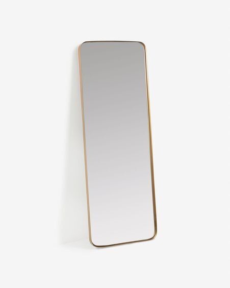 Espejo de pared Marco metal dorado 55 x 150,5 cm