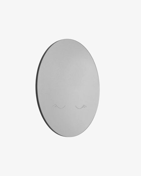Espejo de pared redondo Ludmila luna Ø 50 cm