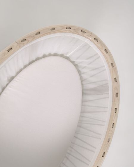 Moisés Leonela de madera maciza fresno y contrachapado 97 x 62 cm FSC 100%