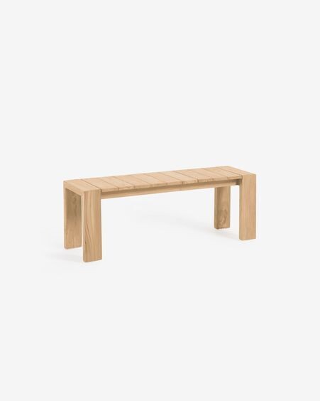 Banco de exterior Victoire de madera maciza de teca 135 cm