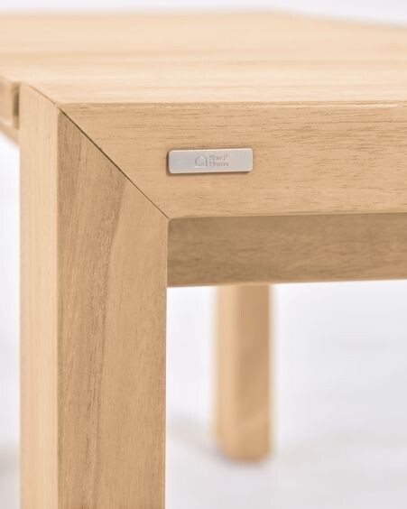 Banco de exterior Victoire de madera maciza de teca 135 cm