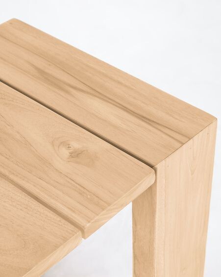 Banco de exterior Victoire de madera maciza de teca 135 cm