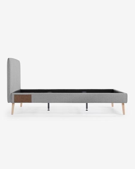 Funda cama Dyla gris 150 x 190 cm