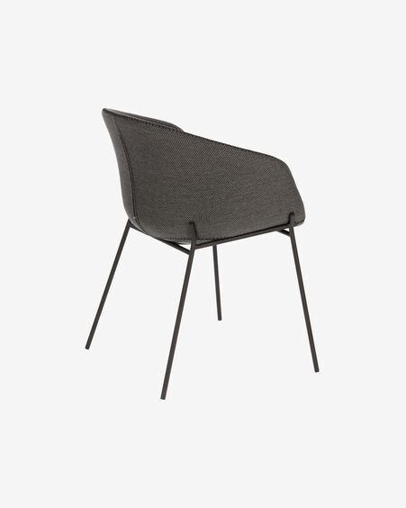 Silla Yvette gris oscuro