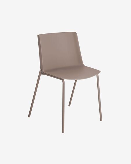 Silla Hannia marrón