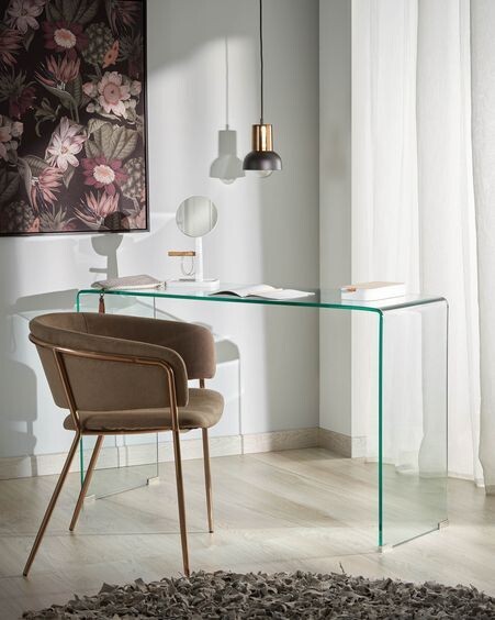 Consola Burano de cristal 125 x 78 cm