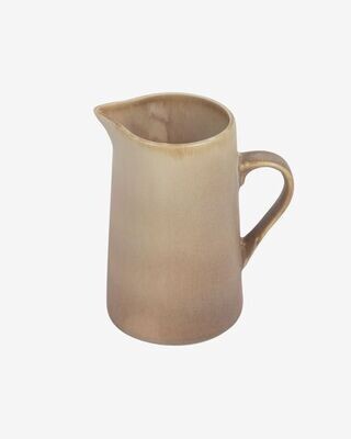 Jarra de leche Vreni de cerámica beige