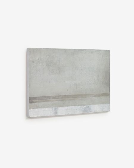 Lienzo Vespera blanco y gris 60 x 90 cm