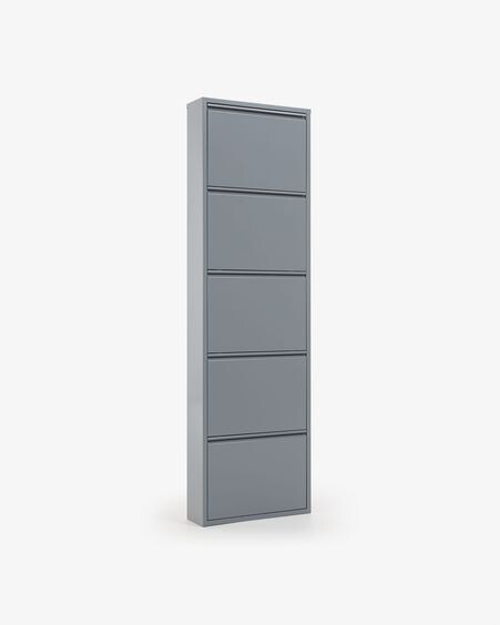 Zapatero Ode 50 x 168,5 cm 5 puertas gris
