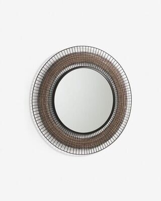 Espejo Rob de acero Ø 90 cm Espejo Rob de acero Ø 90 cm