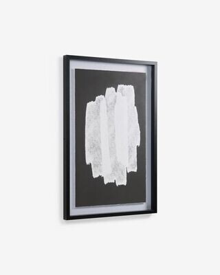 Cuadro Moad blanco y negro 60 x 90 cm