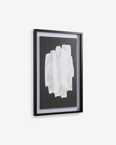 Cuadro Moad blanco y negro 60 x 90 cm