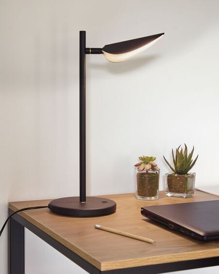 Lámpara de mesa Veleira de acero