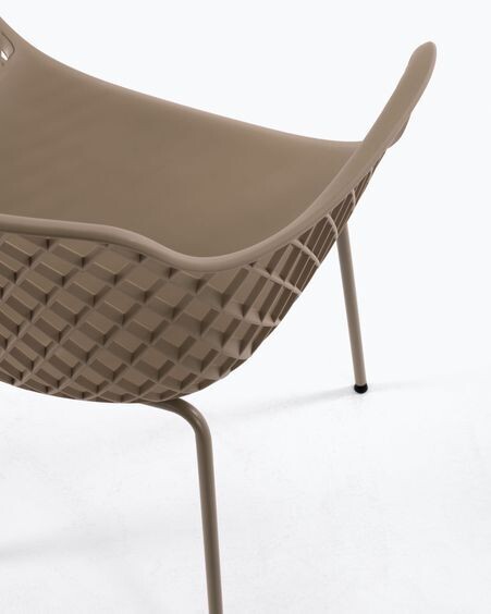 Silla de exterior Quinn beige