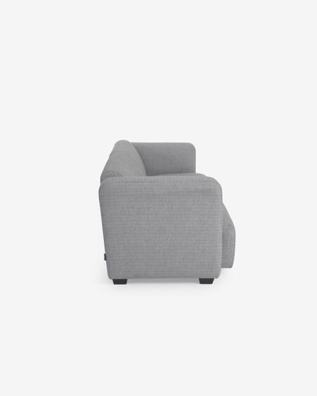 Sofá modular Legara 2 plazas gris claro 160 cm