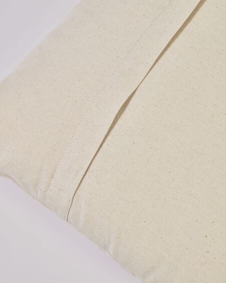 Funda cojín Itzayana 100% algodón terracota 45 x 45 cm