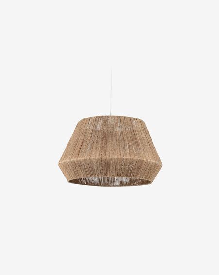 Pantalla para lámpara Crismilda 100% yute con acabado natural Ø 50 cm