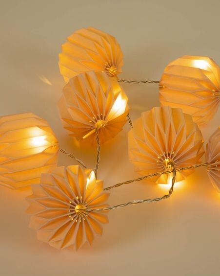 Guirnalda luminosa LED Yulia rosa 2,5 m