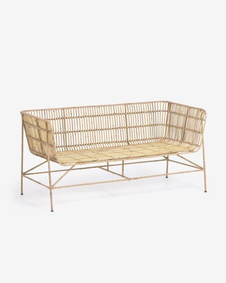 Sofá Aiala 2 plazas ratán 140 cm