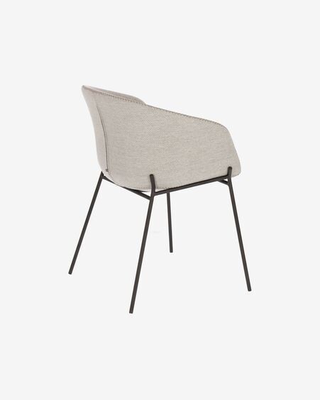 Silla Yvette gris claro