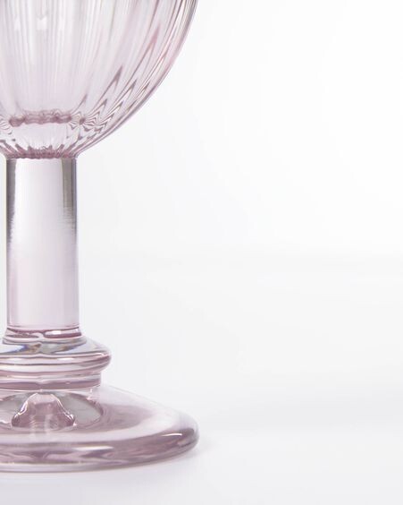 Copa de vino Savelia de vidrio rosa claro 20 cl